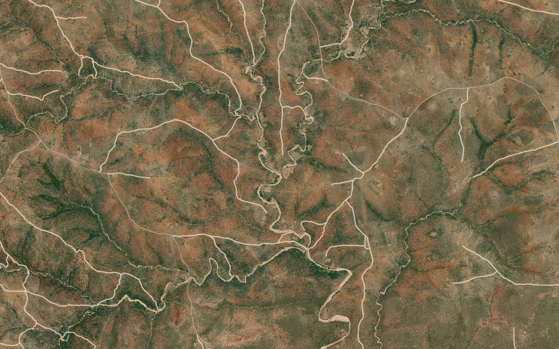 Satellite map of the Olenarau