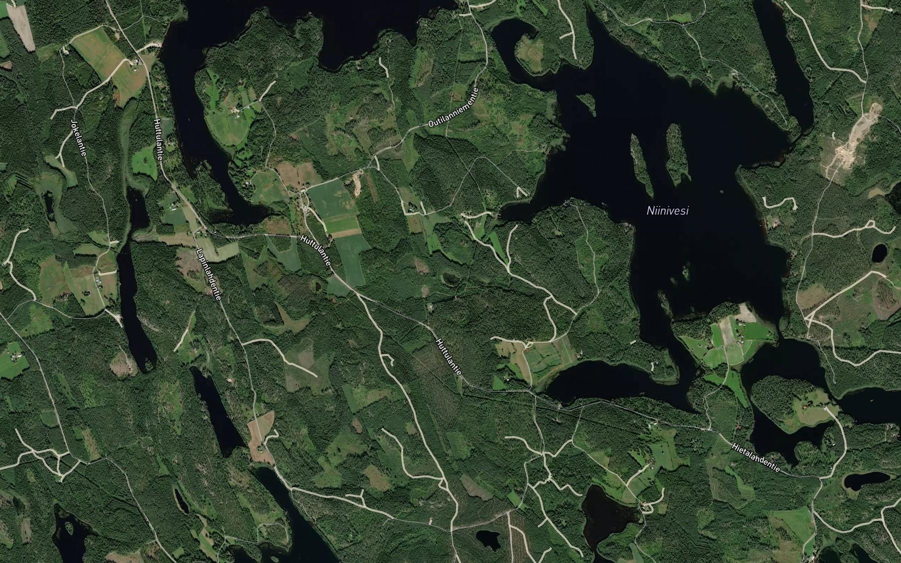 Satellite map of the Palolampi