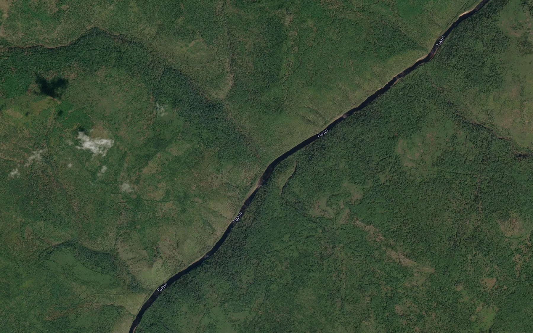 Satellite map of the Arguma