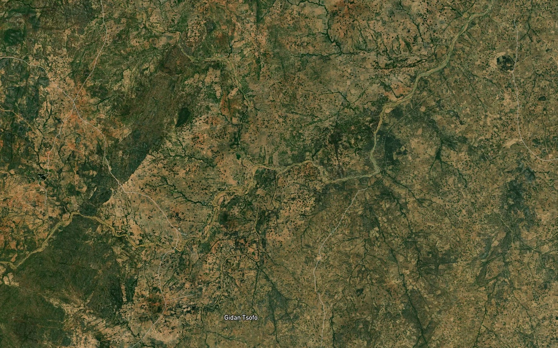 Satellite map of the River Lafon
