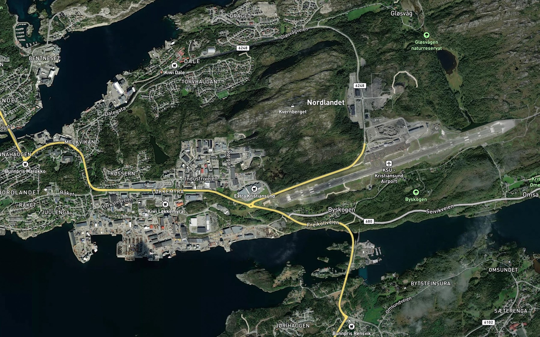 Satellite map of the Stabeldammen