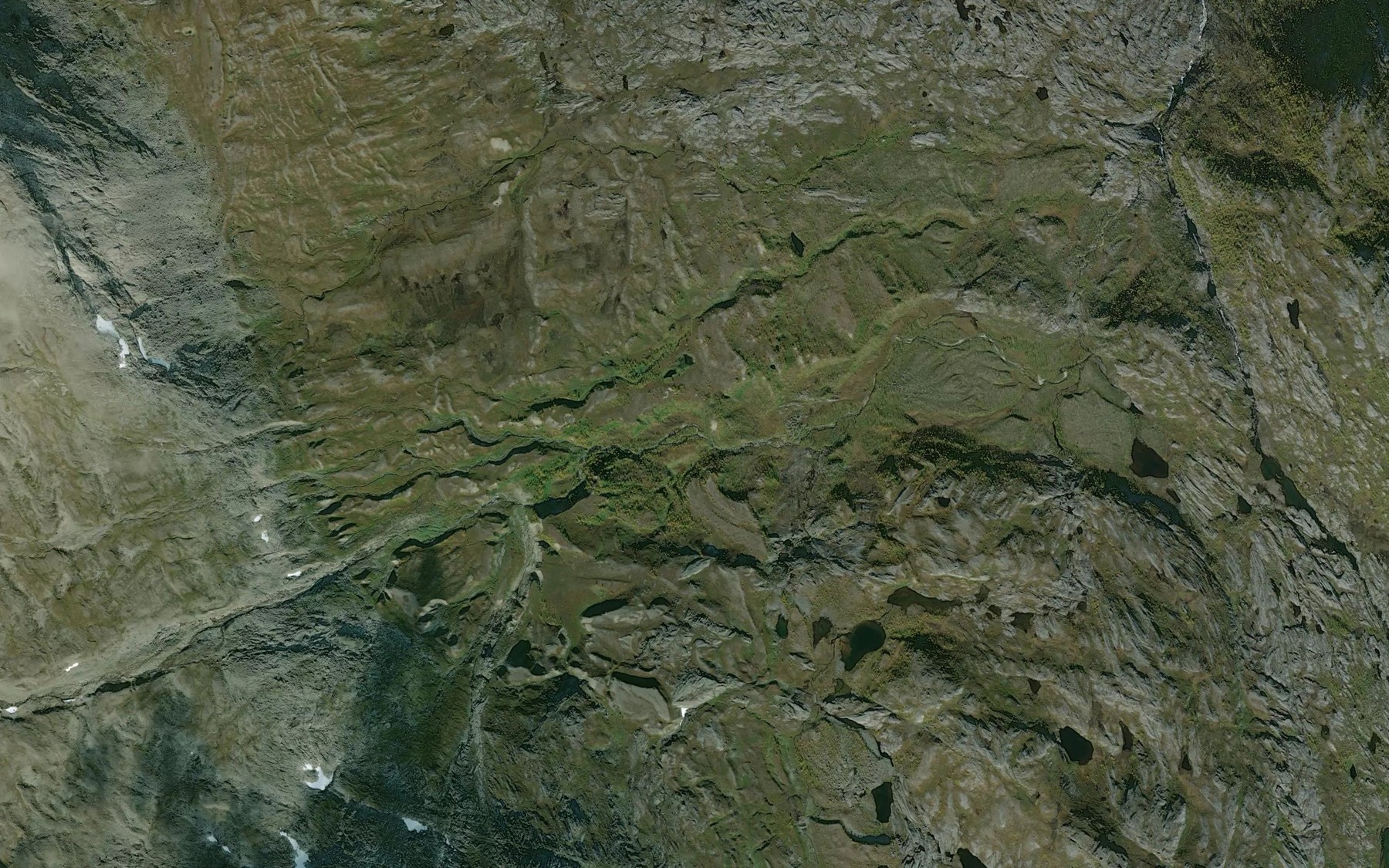 Satellite map of the Addjekelva