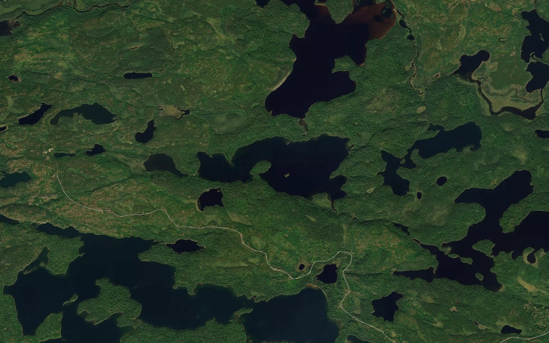 Satellite map of the Namaygoos Lake