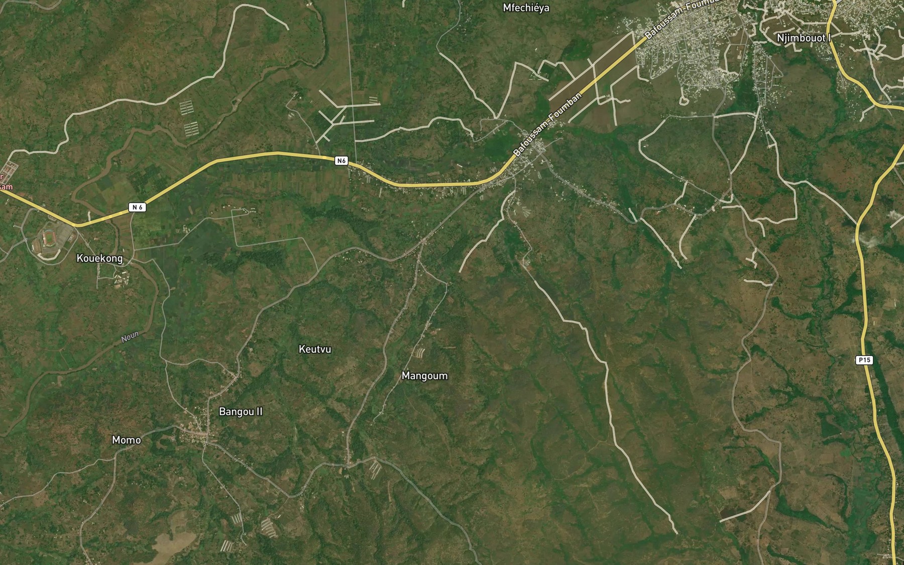 Satellite map of the Tankouop