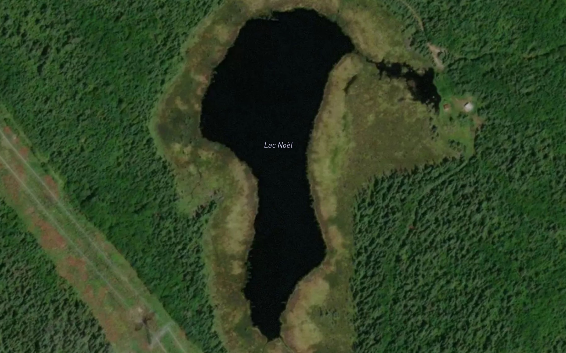 Satellite map of the Lac Noel