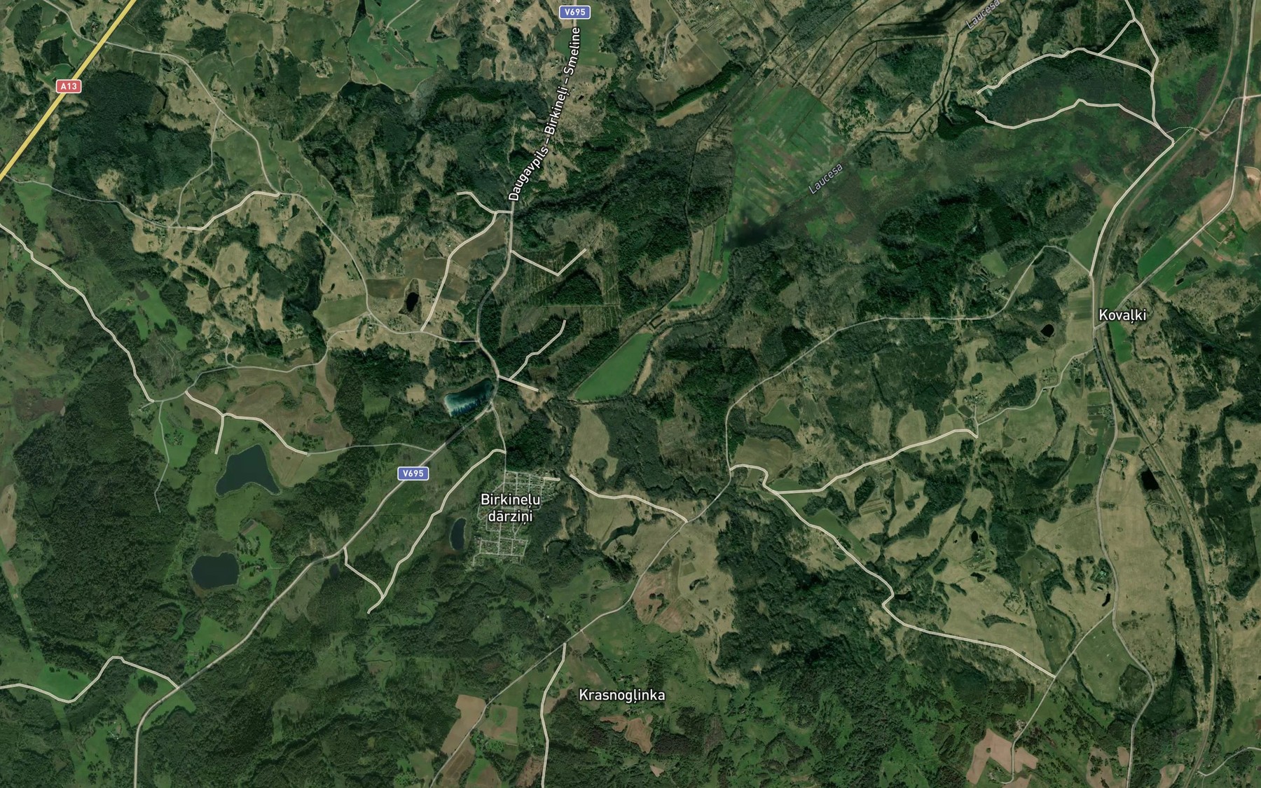 Satellite map of the Kumpota