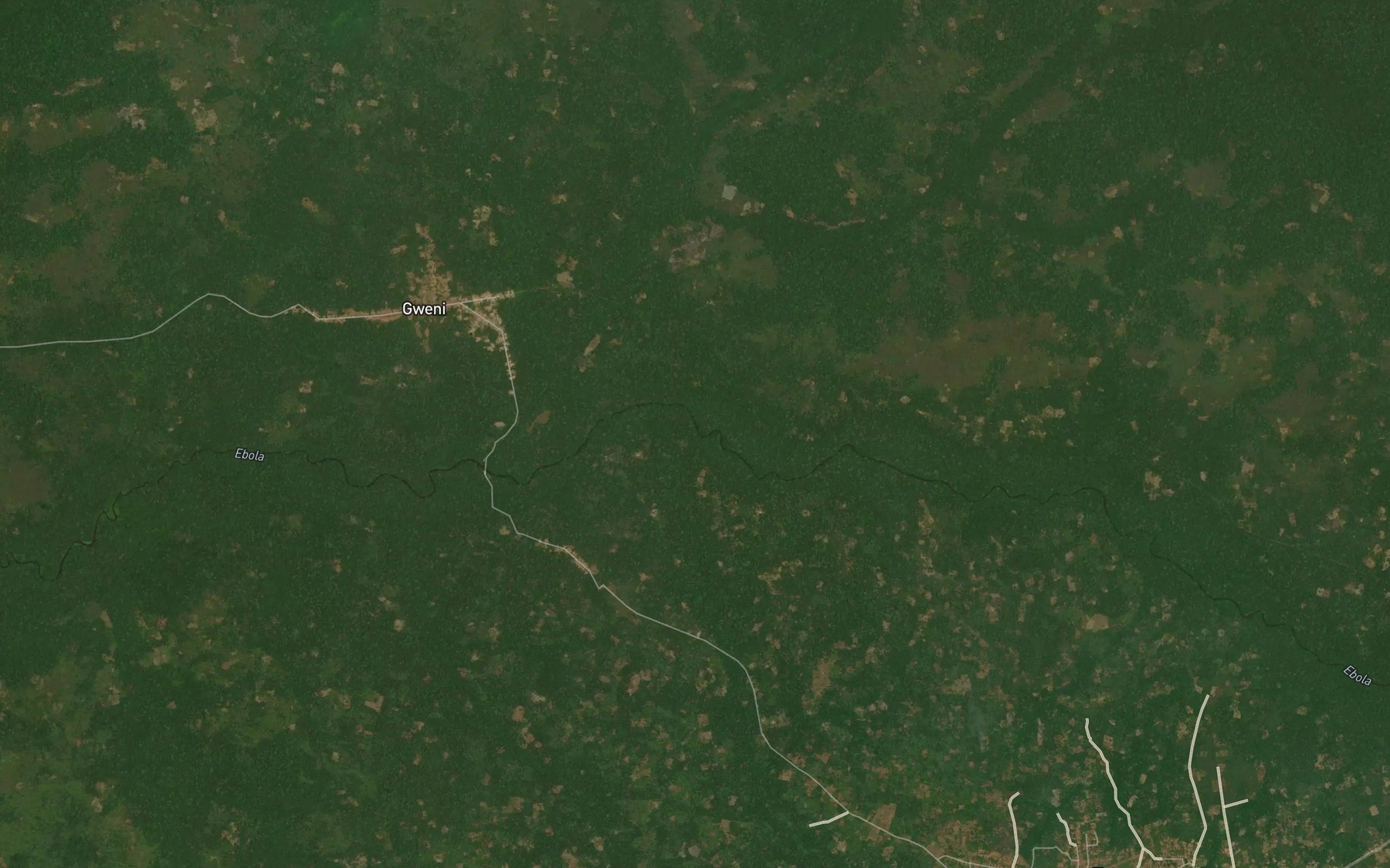 Satellite map of the Bambala