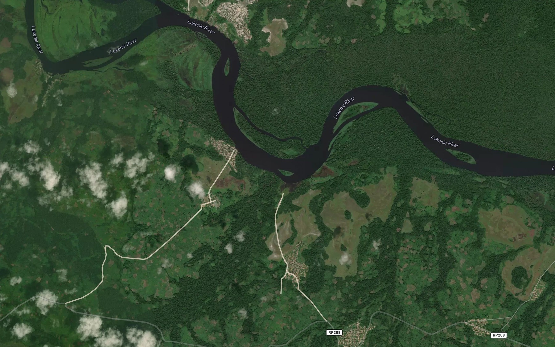 Satellite map of the Lokolo