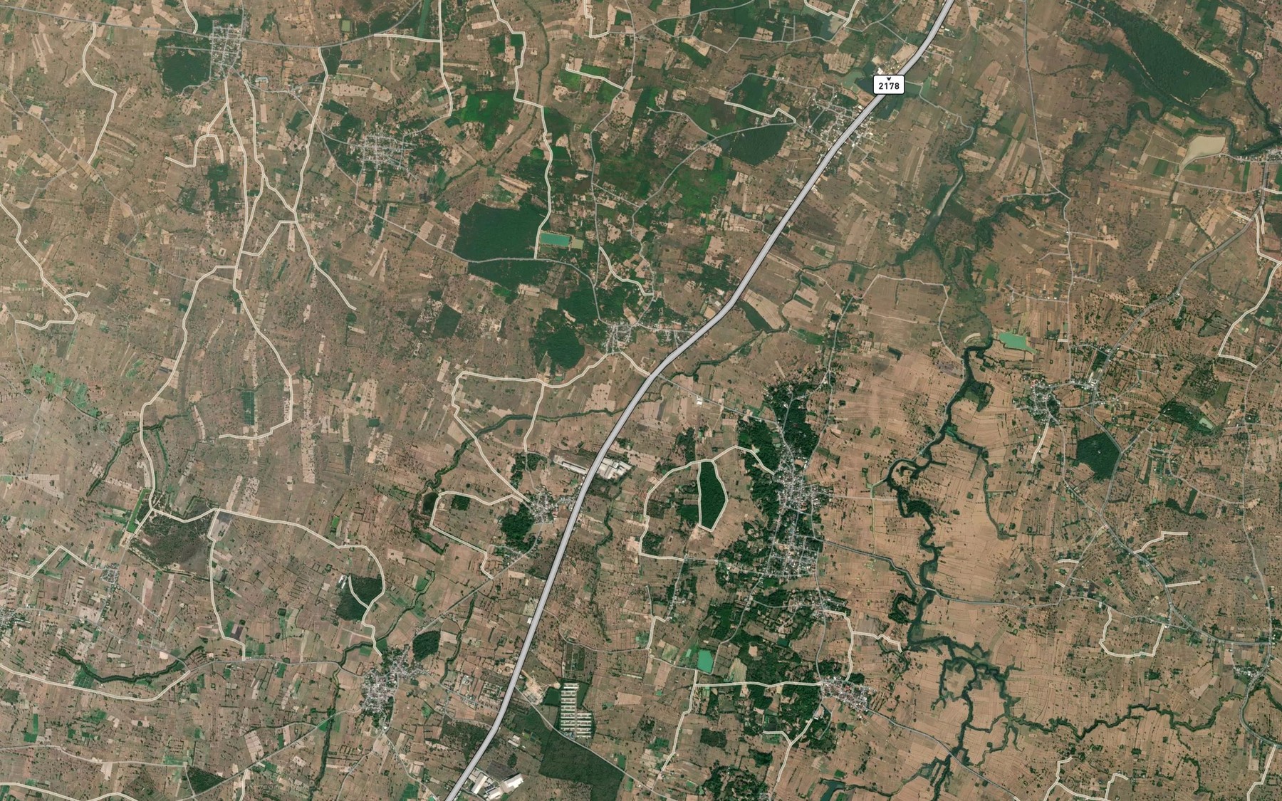 Satellite map of the Huai Sok