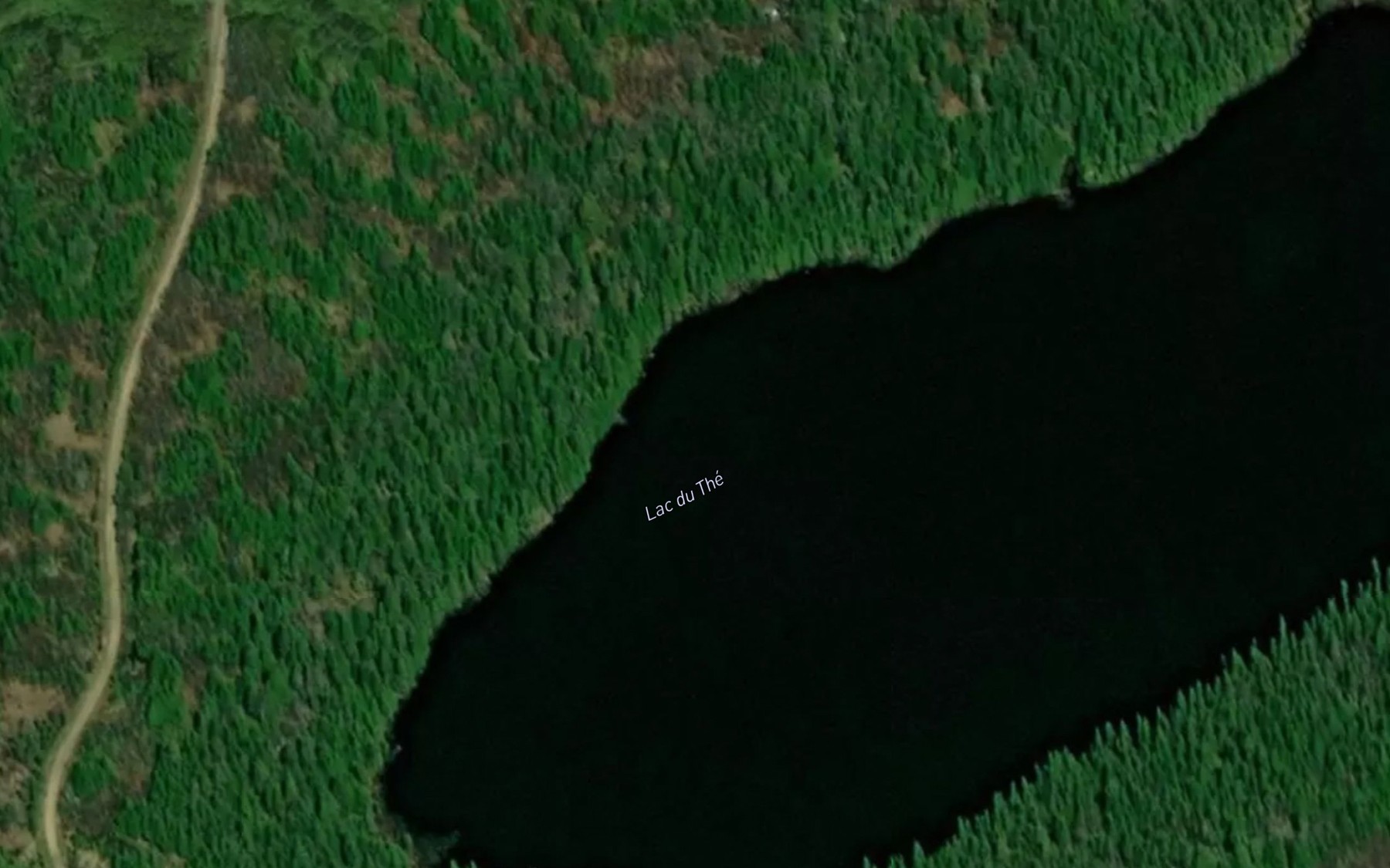 Satellite map of the Lac du The