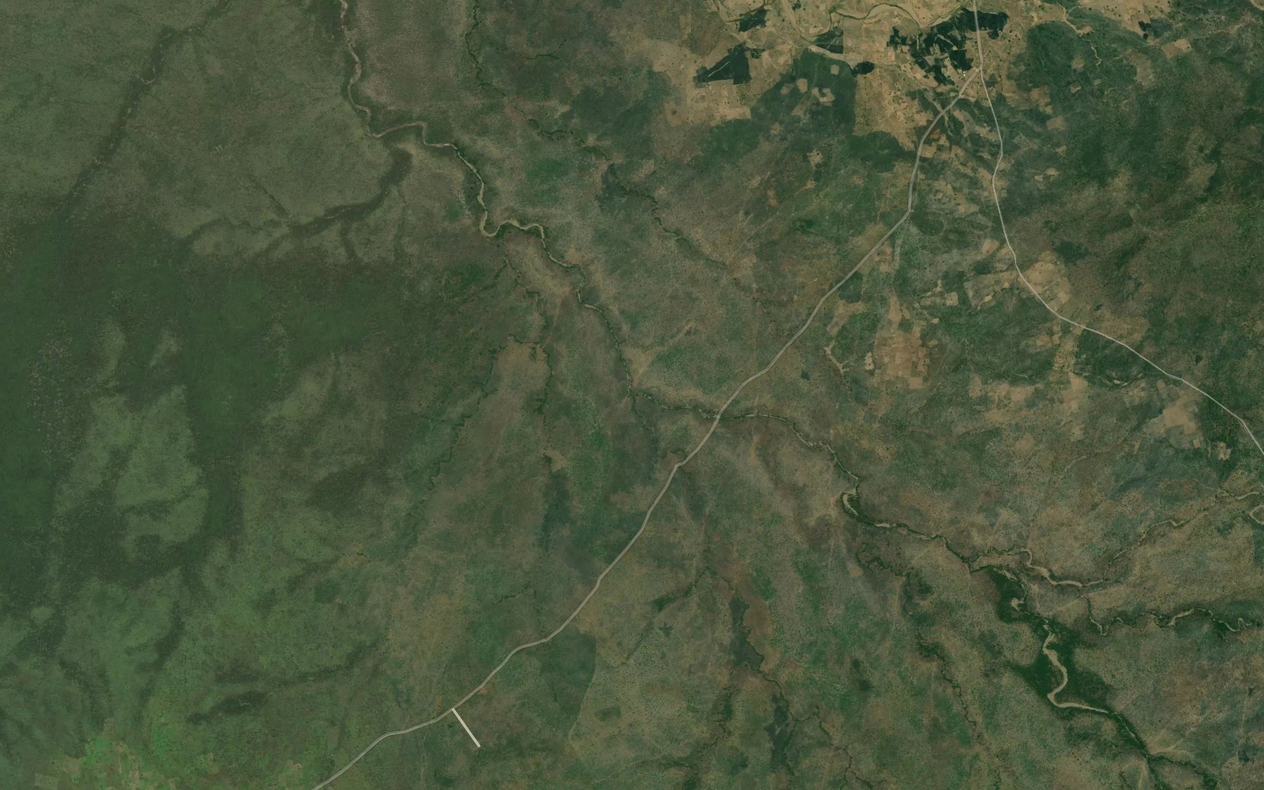 Satellite map of the Mayo Kotele