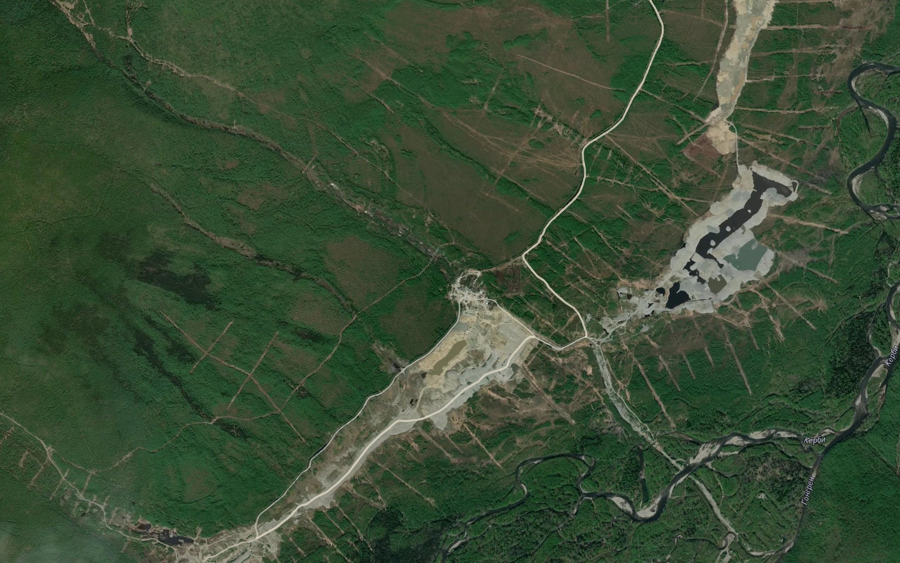 Satellite map of the Rogo