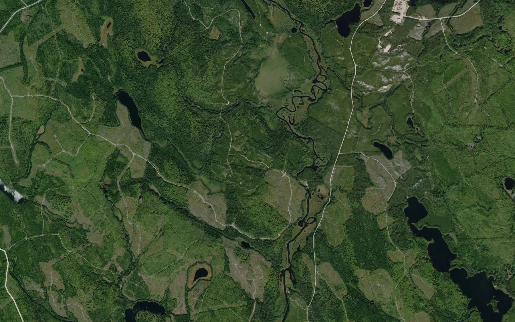 Satellite map of the Rapides Kamasinipokwepitc