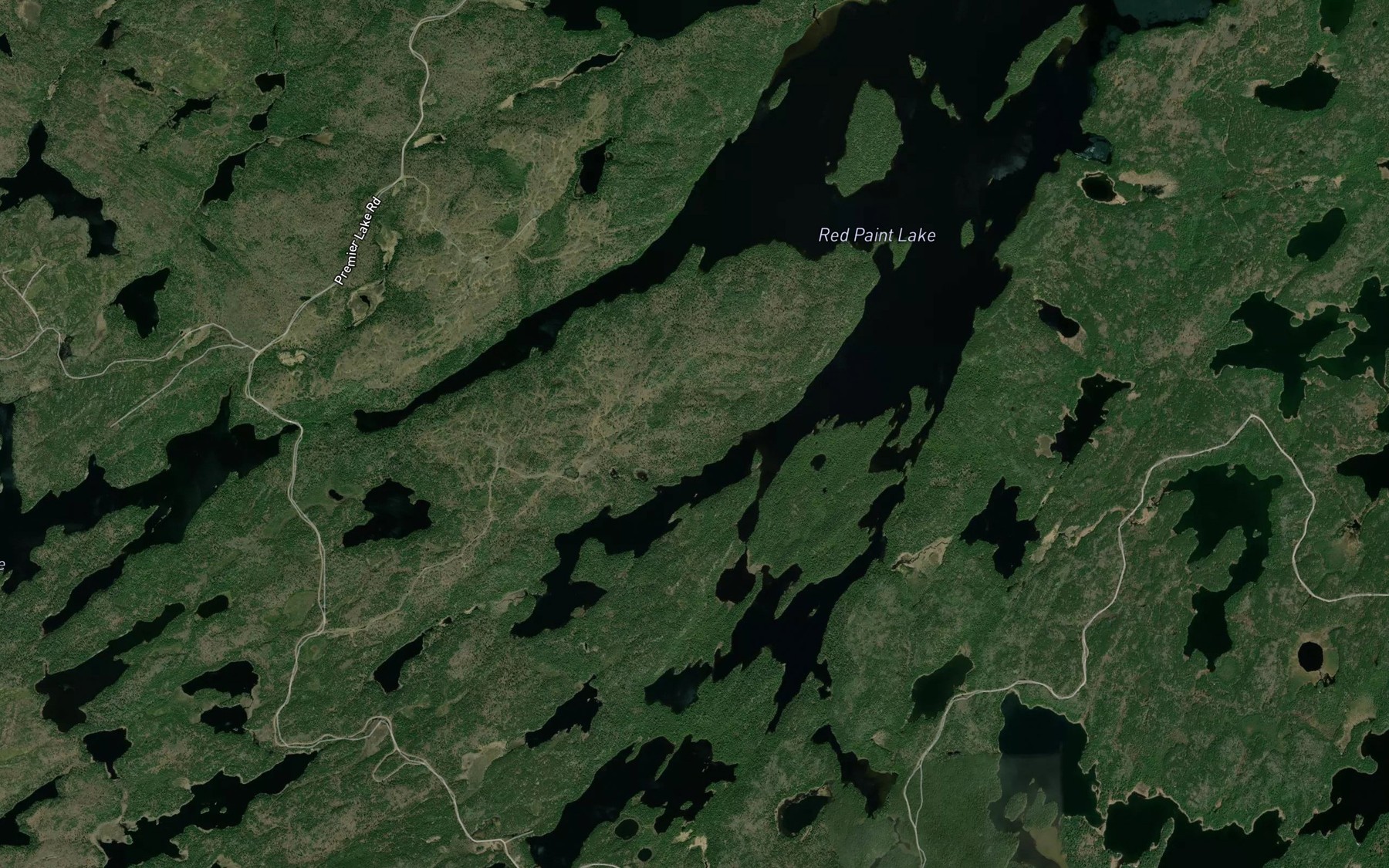 Satellite map of the Beancan Bay