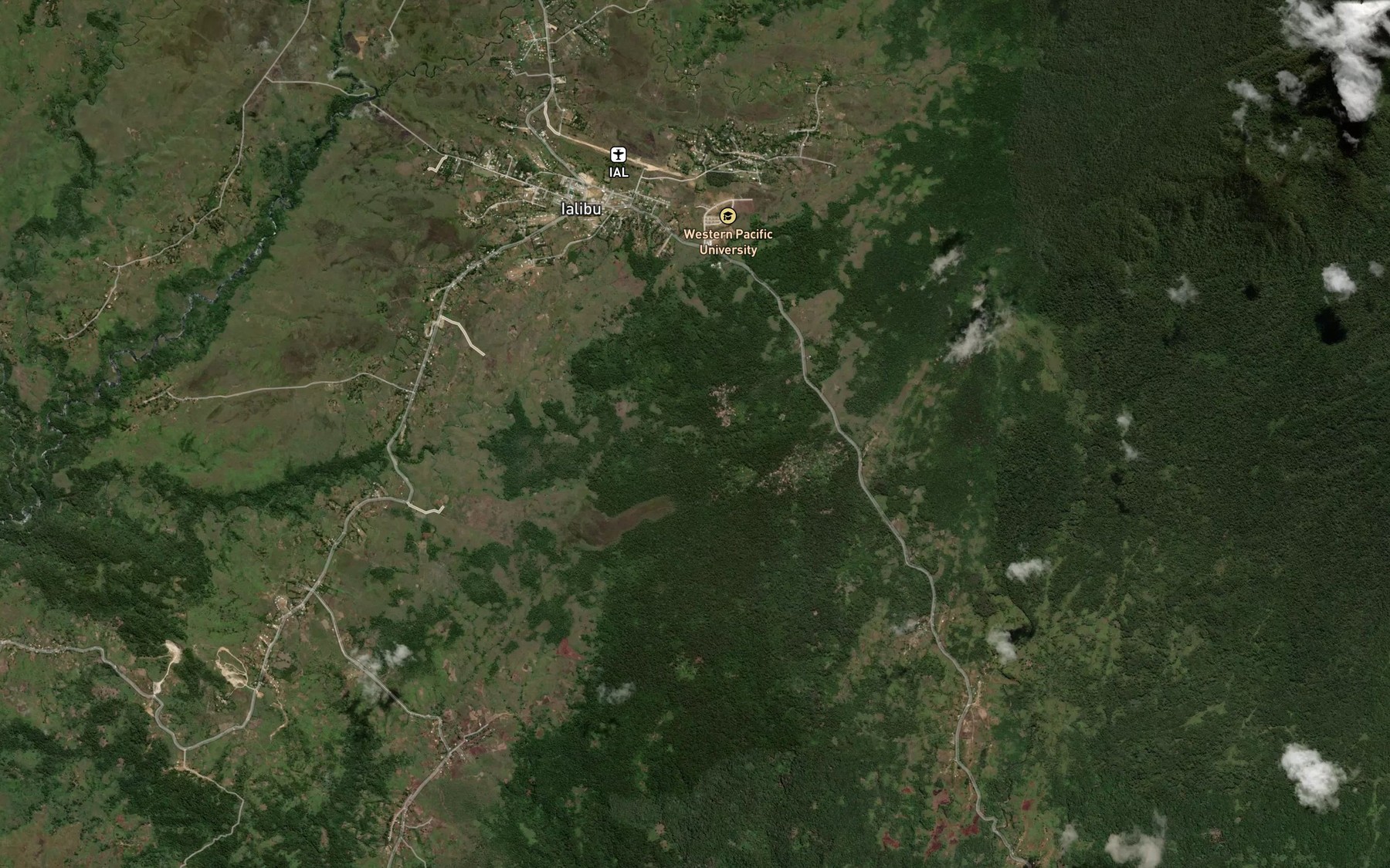 Satellite map of the Kaguwe Creek