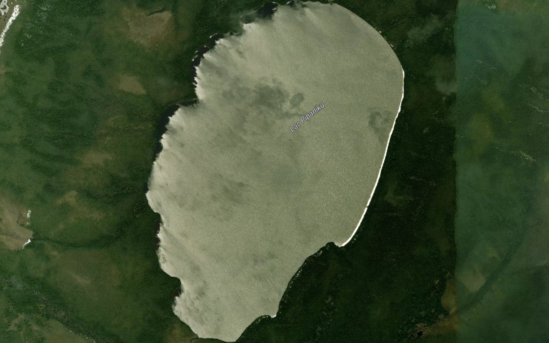 Satellite map of the Lac Pipaniku