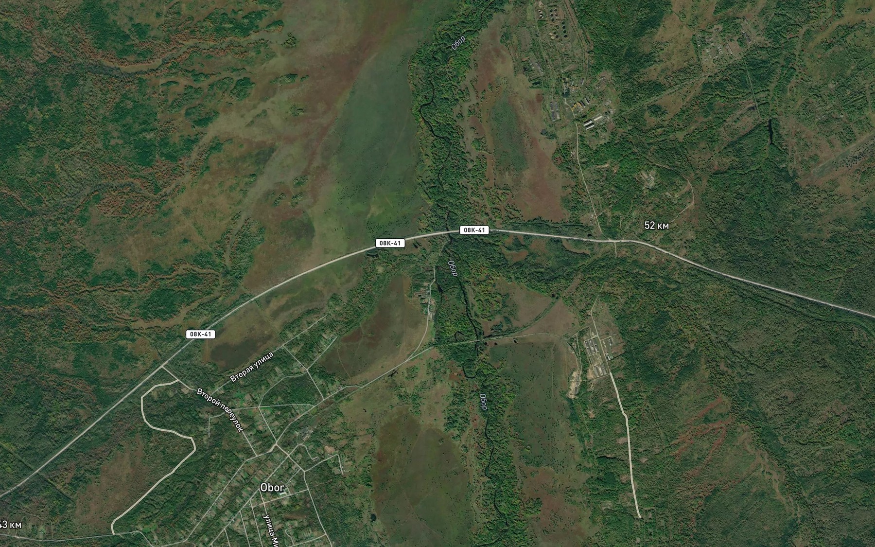 Satellite map of the Teplyy Klyuch