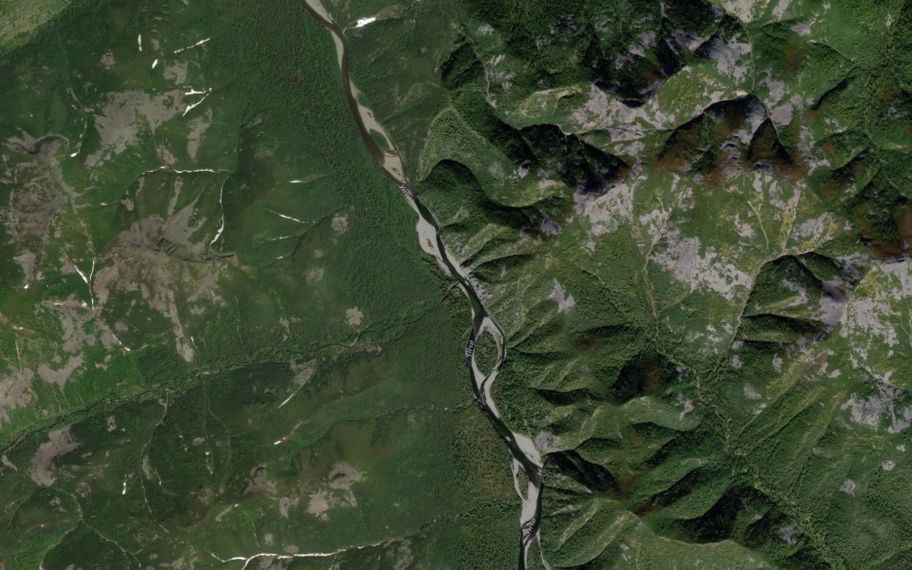 Satellite map of the Khegdy