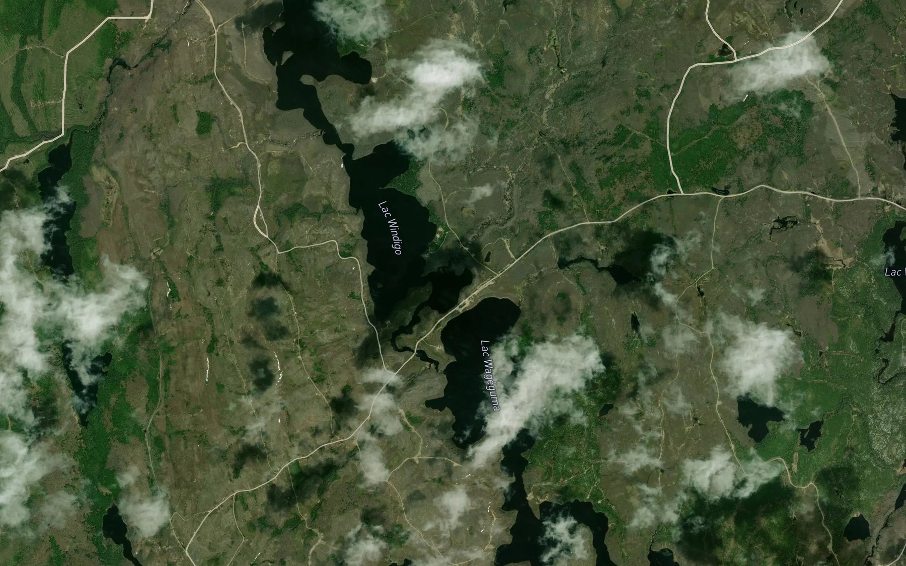 Satellite map of the Ruisseau du Genevrier