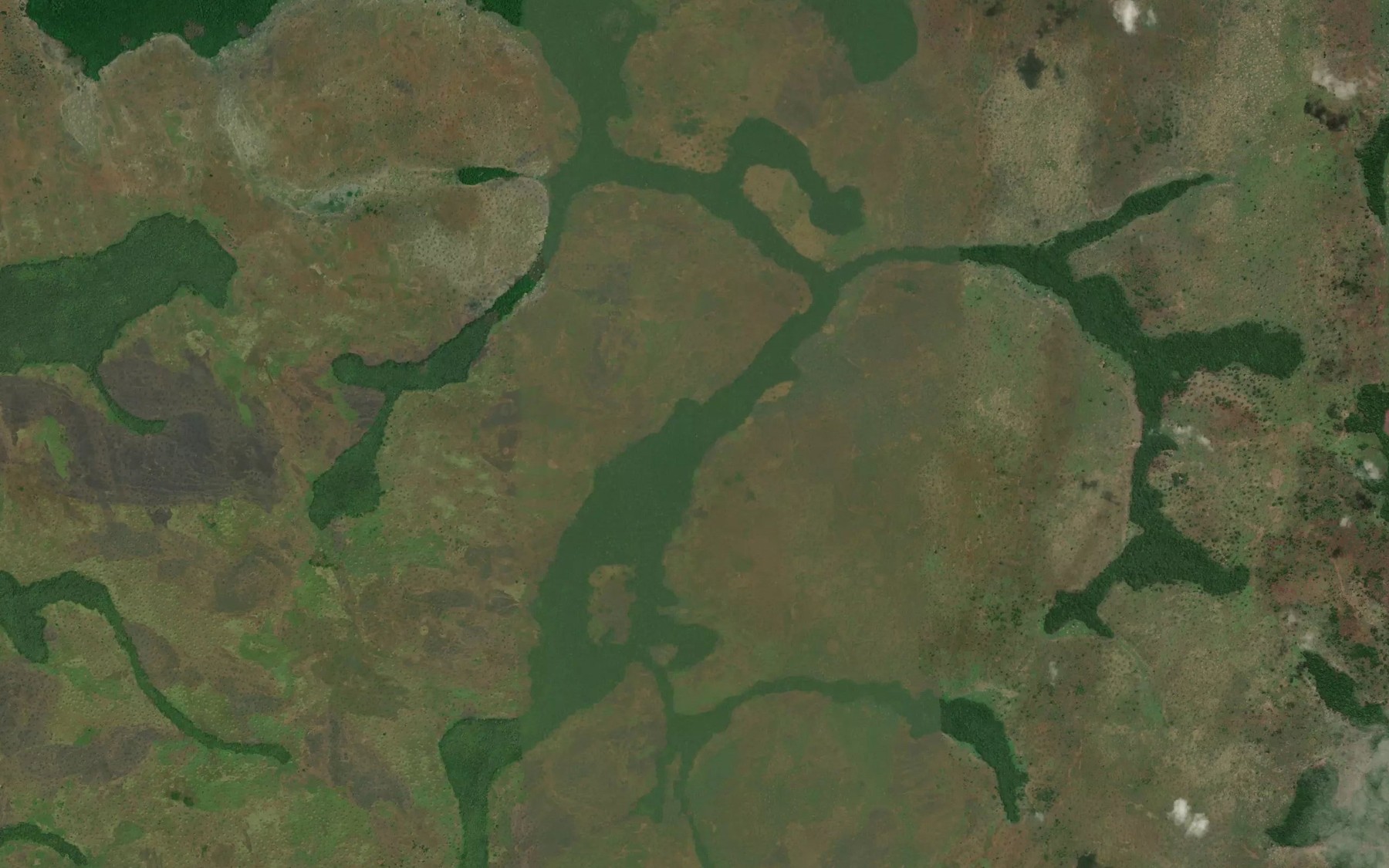 Satellite map of the Gondangere