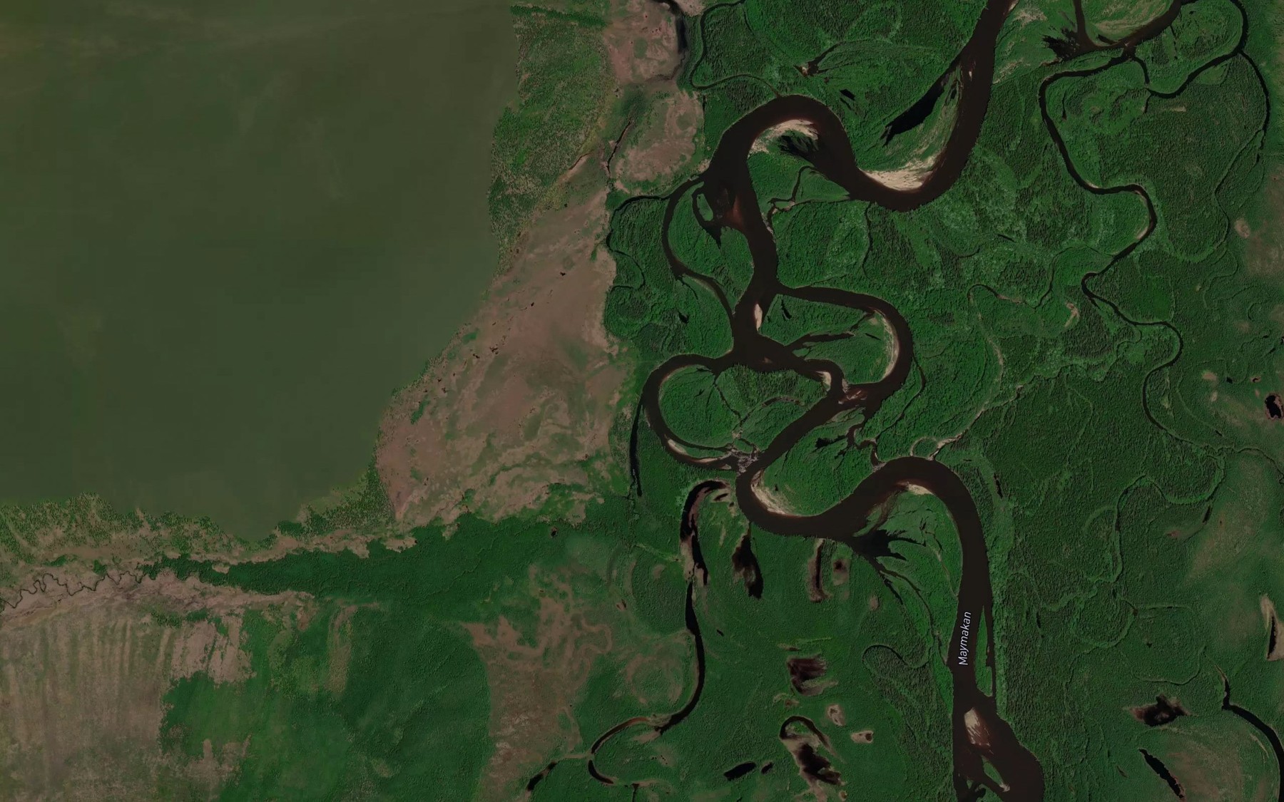 Satellite map of the Donnokh