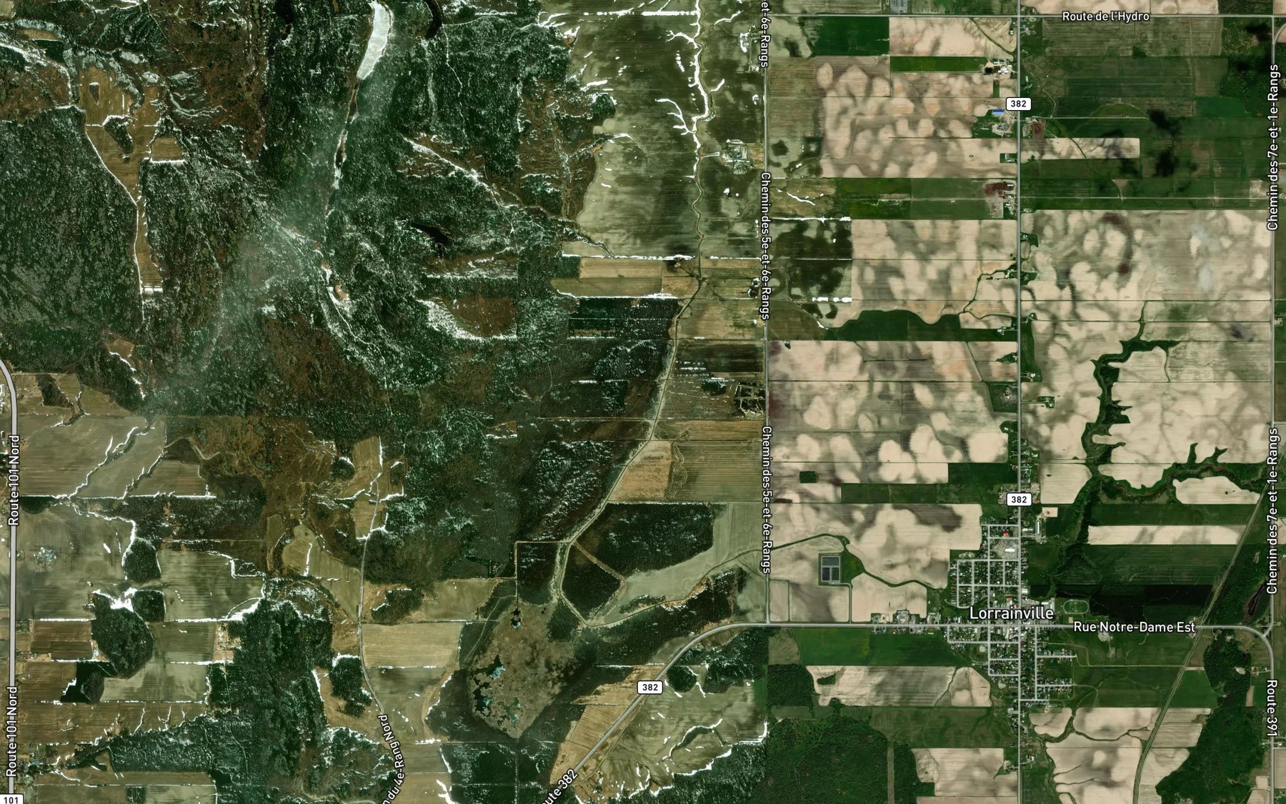 Satellite map of the Cours d'eau Doire