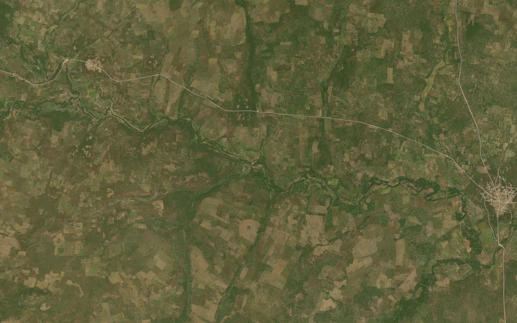 Satellite map of the River Teteriku