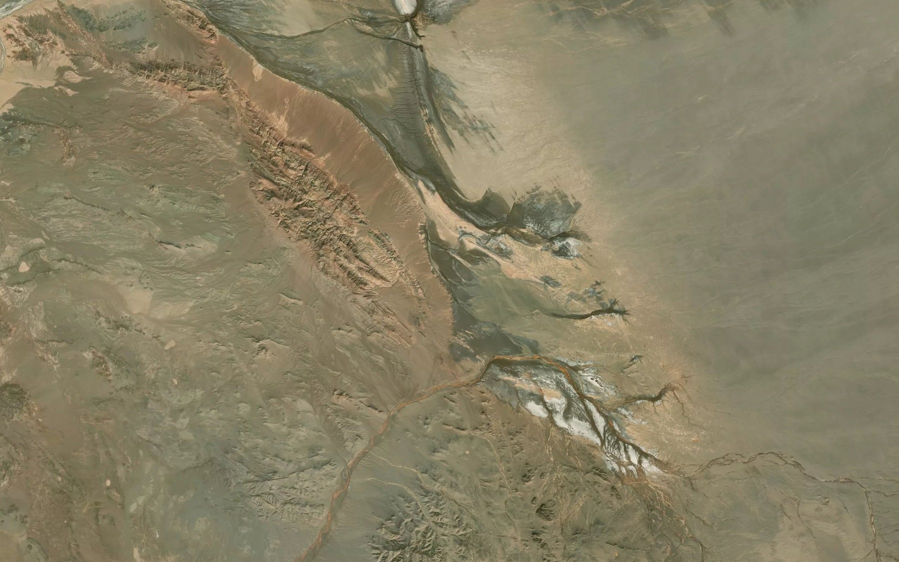Satellite map of the Rudkhaneh-ye Bone