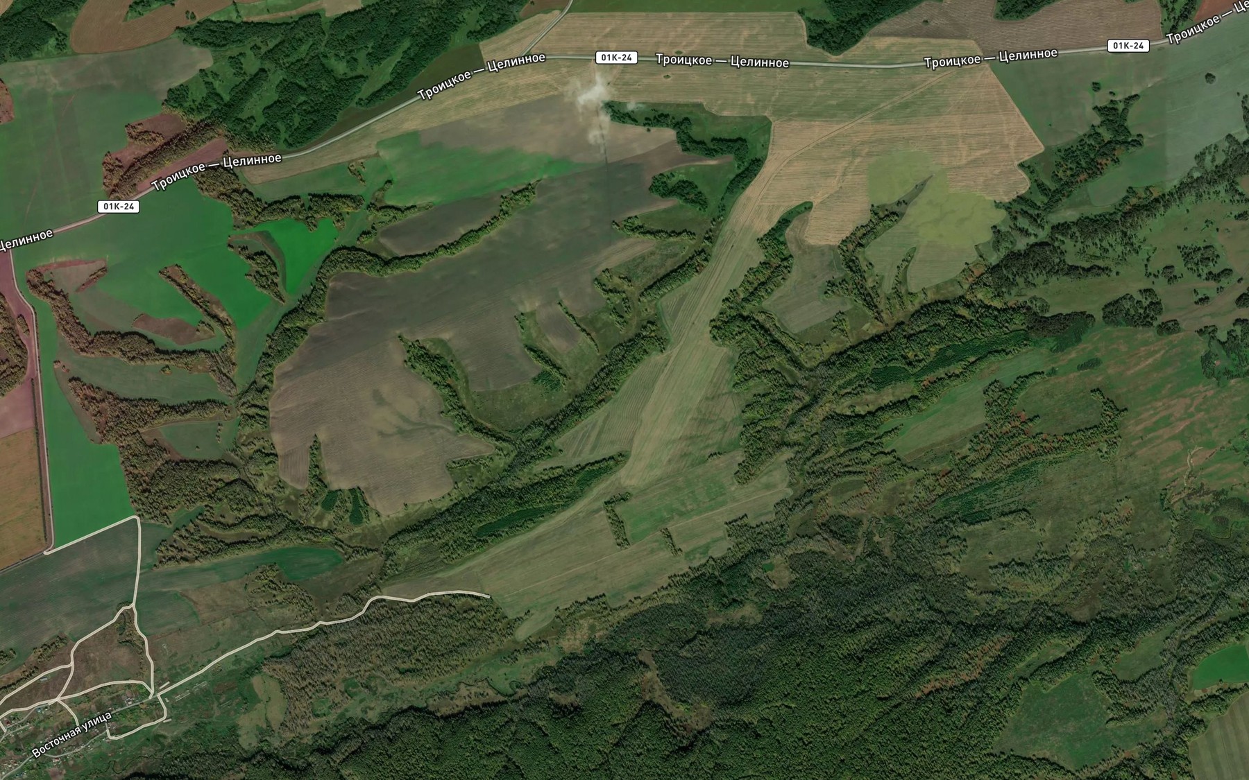 Satellite map of the Log Aleshin