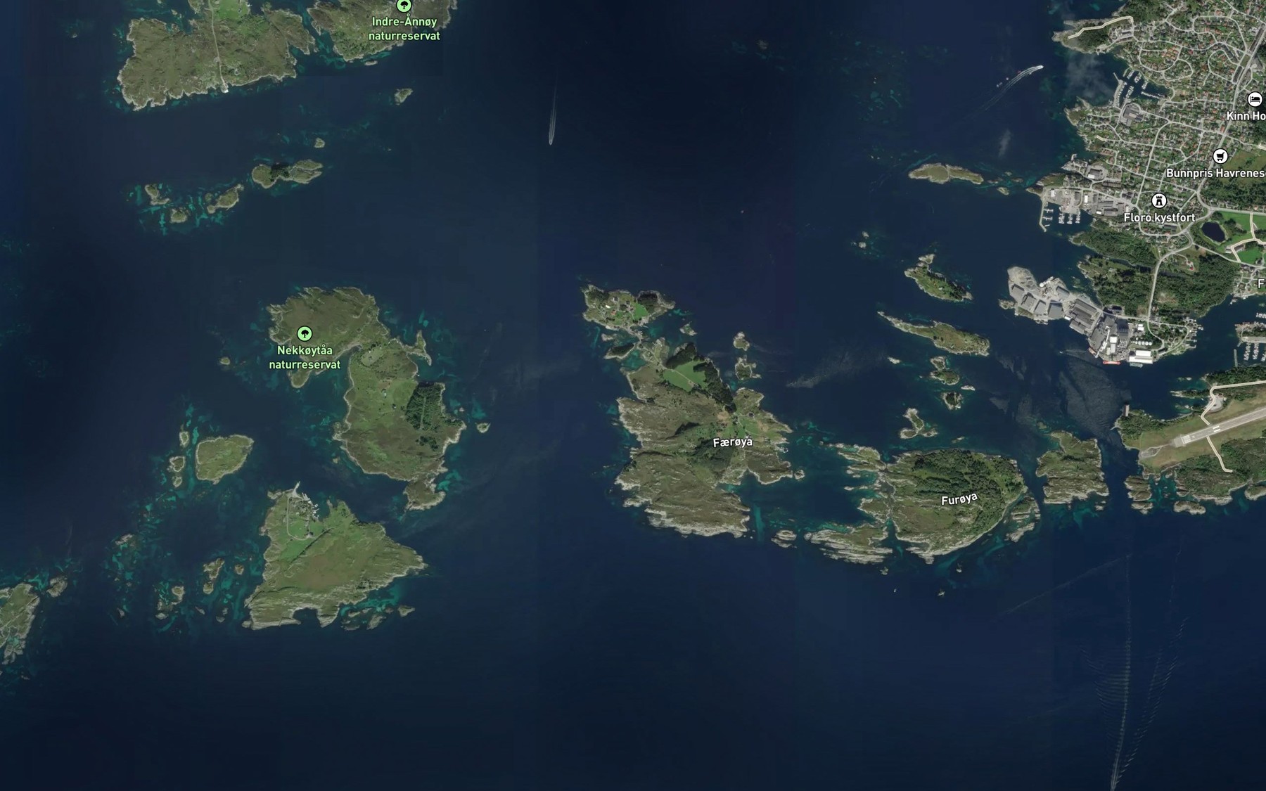Satellite map of the Linjevika