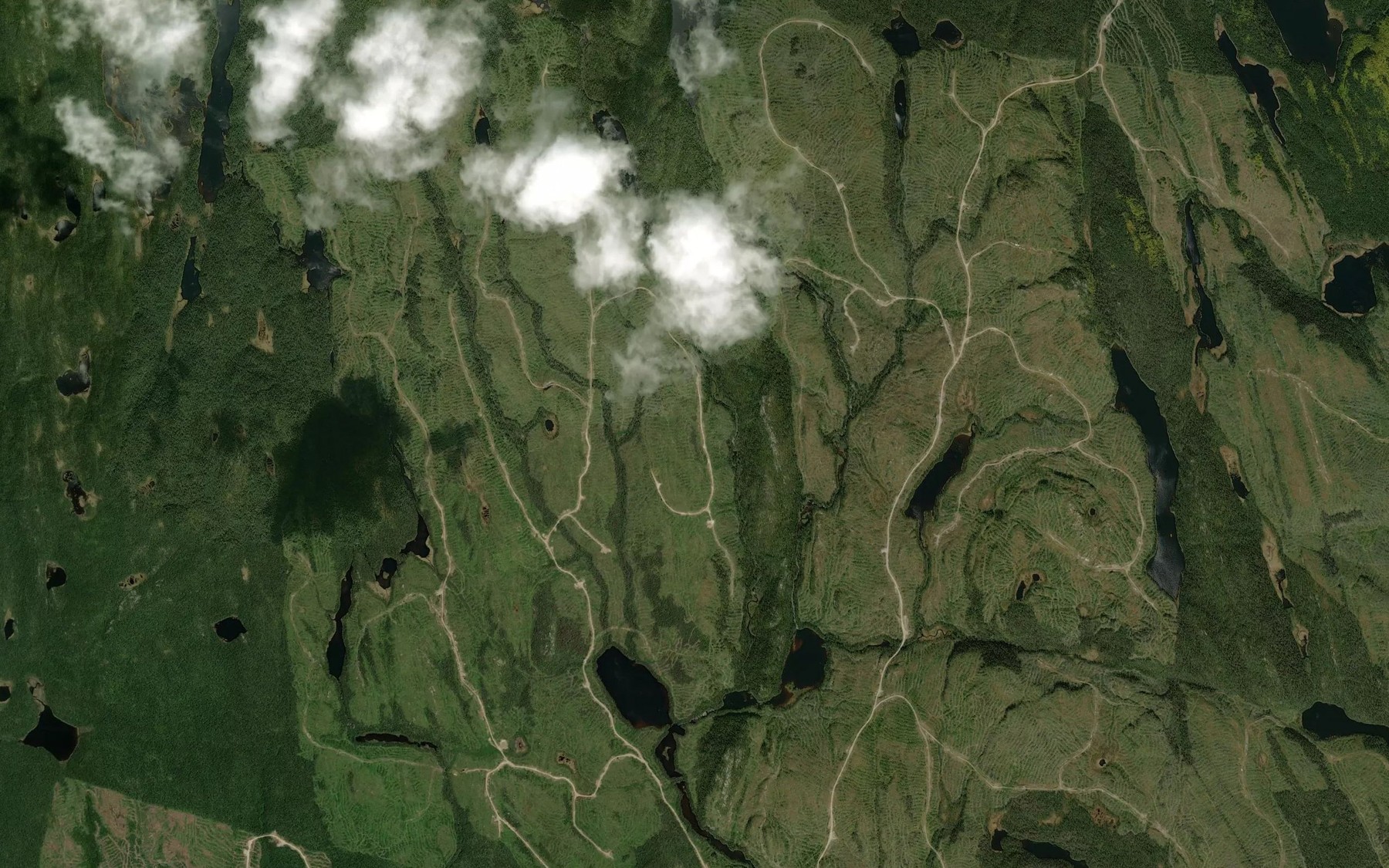Satellite map of the Ruisseau Gilan