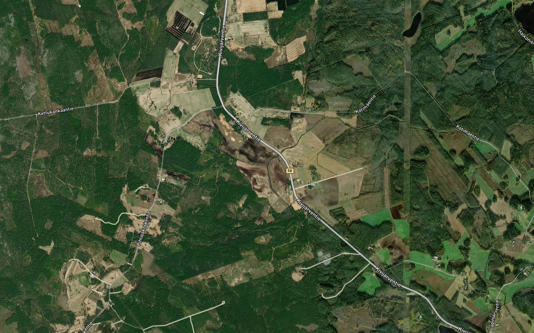 Satellite map of the Sepanpuro