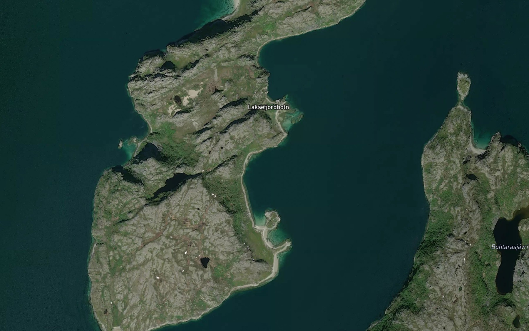 Satellite map of the Indre Hamn