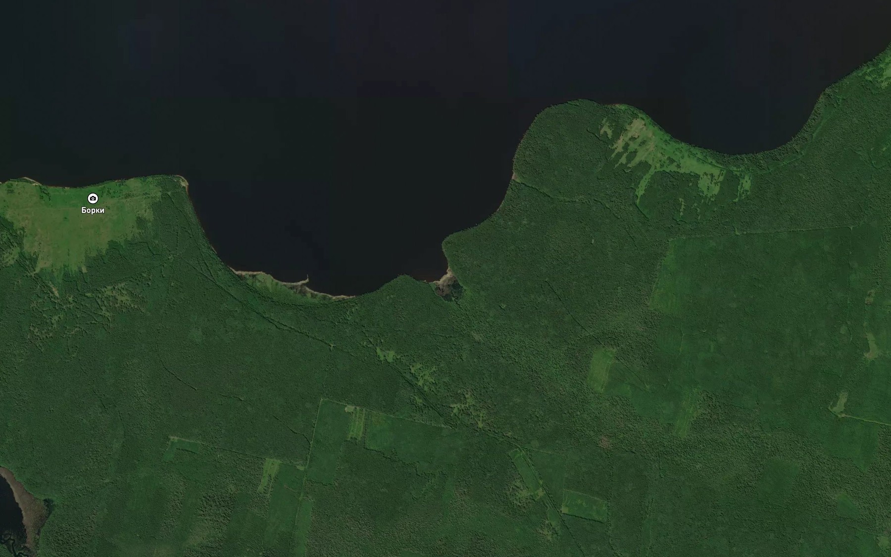 Satellite map of the Osinovaya