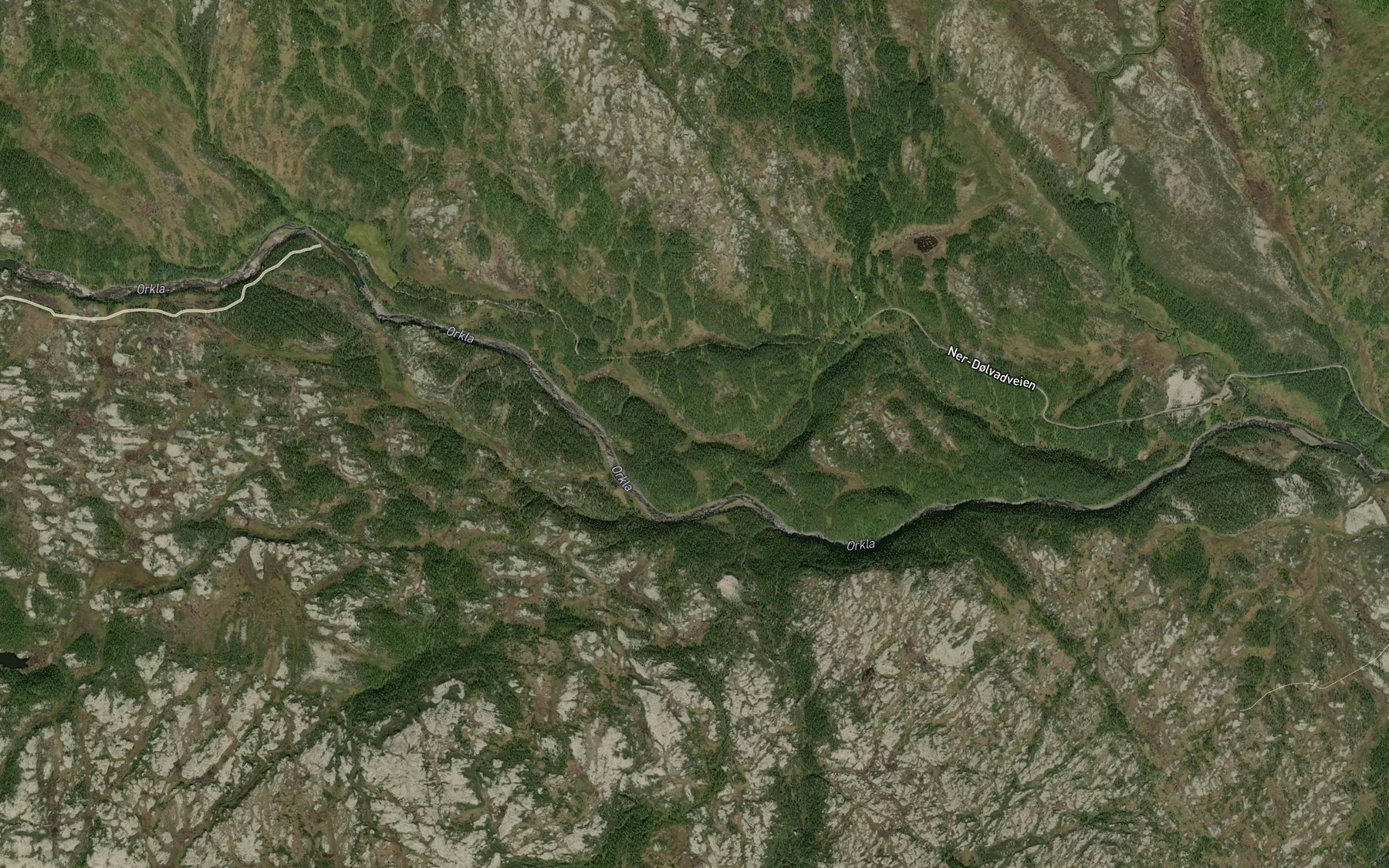 Satellite map of the Slobekken