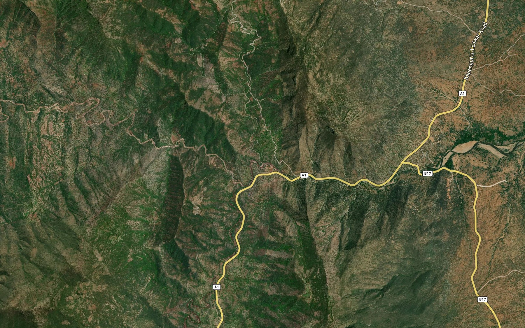 Satellite map of the Sostin