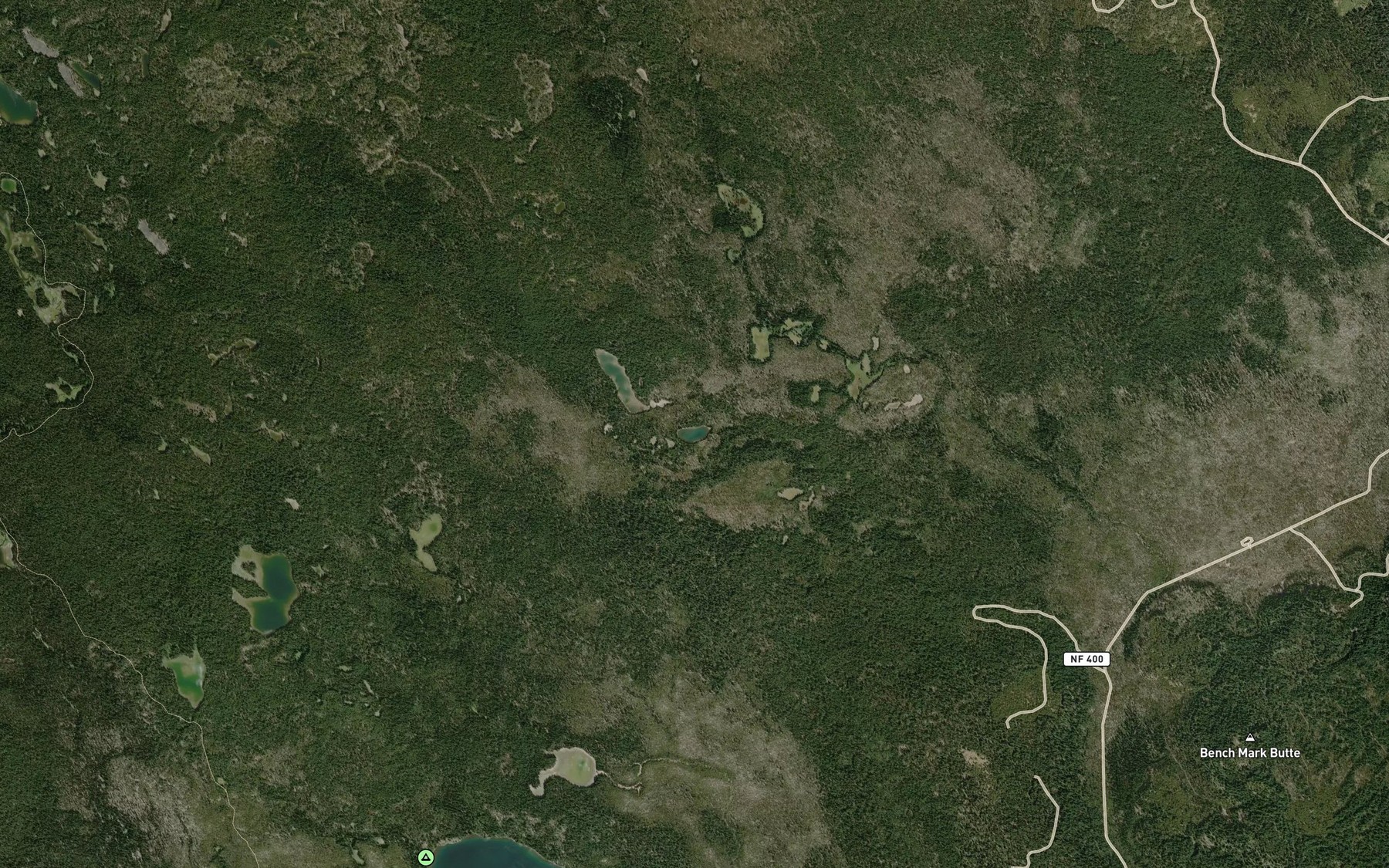 Satellite map of the South Corral Lake