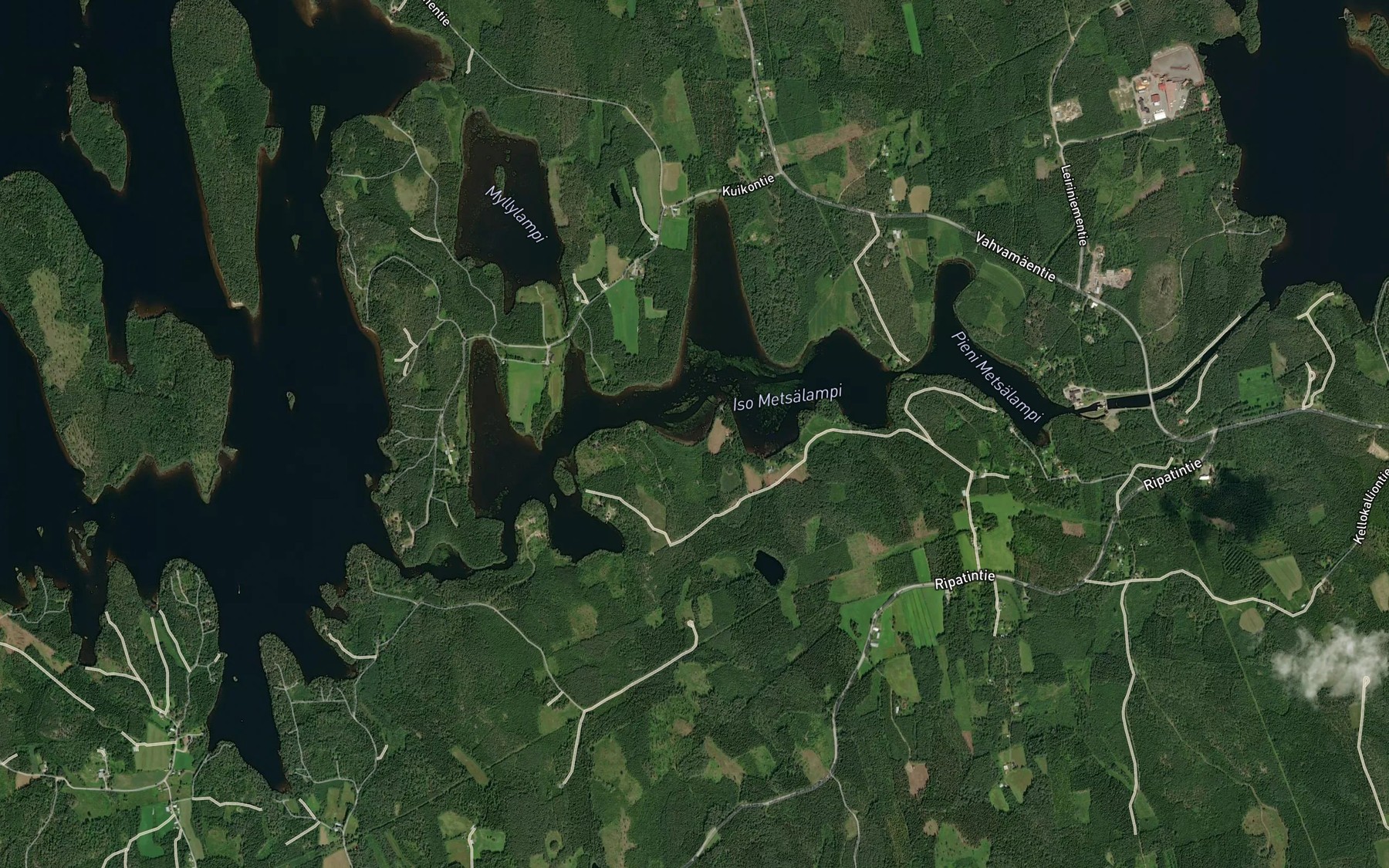 Satellite map of the Pellavaslahti