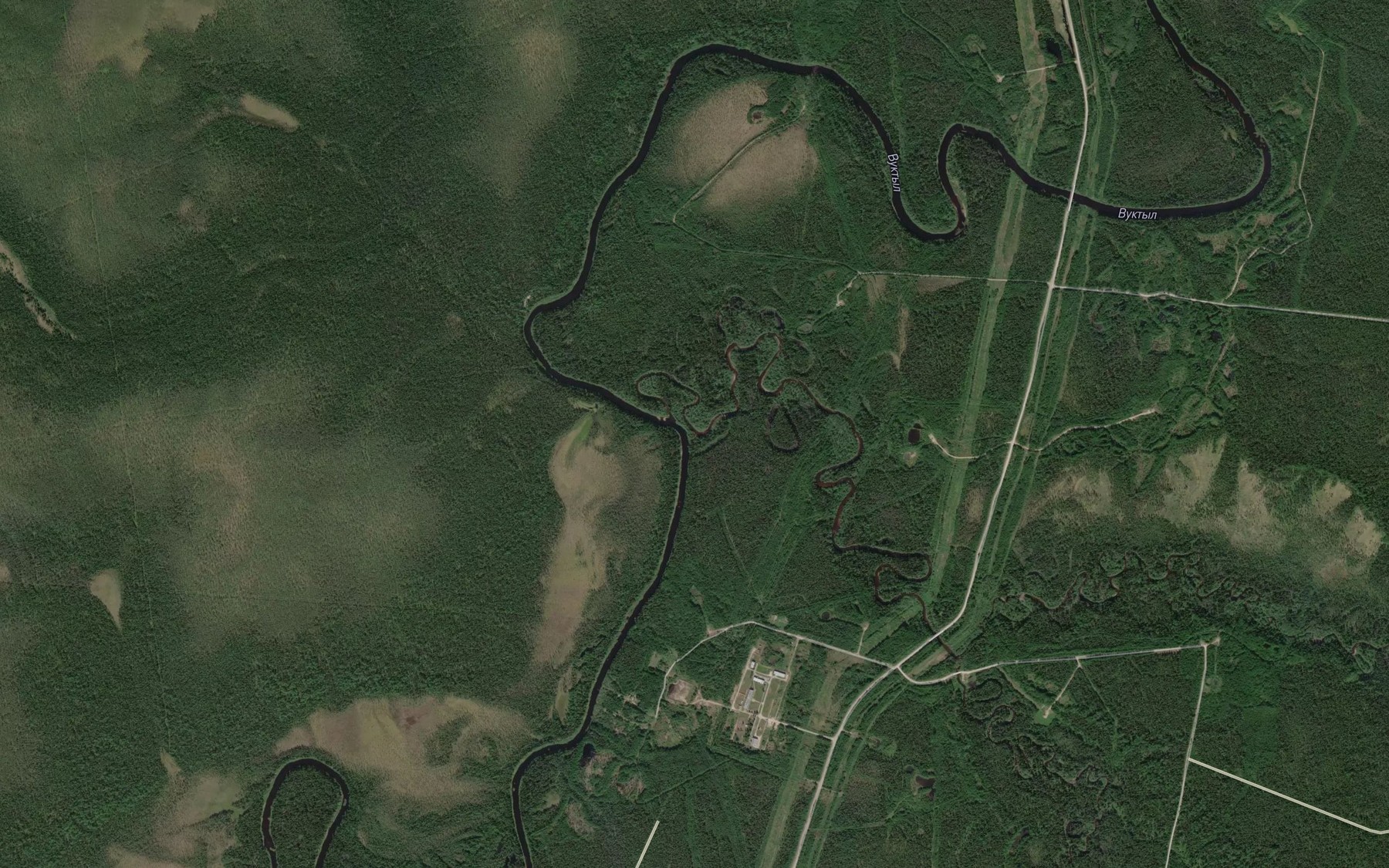 Satellite map of the Mutnaya
