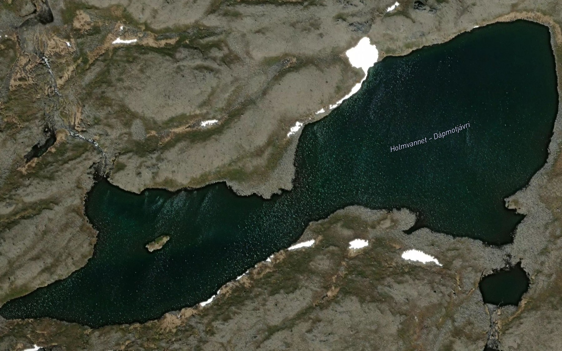 Satellite map of the Dabmutjavri