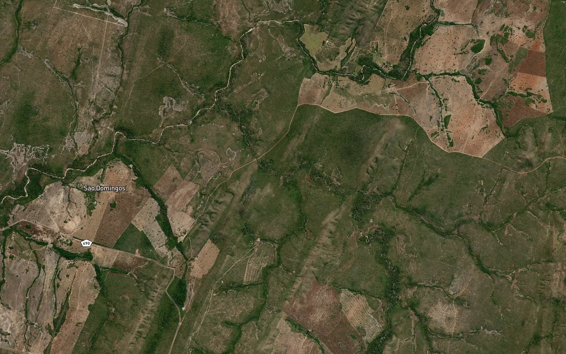 Satellite map of the Corrego Camboata
