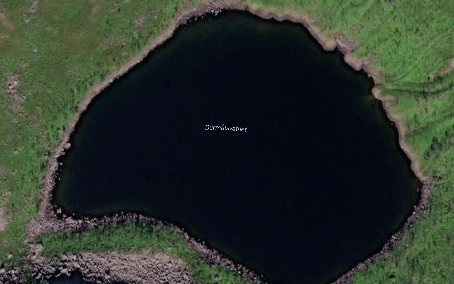 Satellite map of the Durmalsvatnet