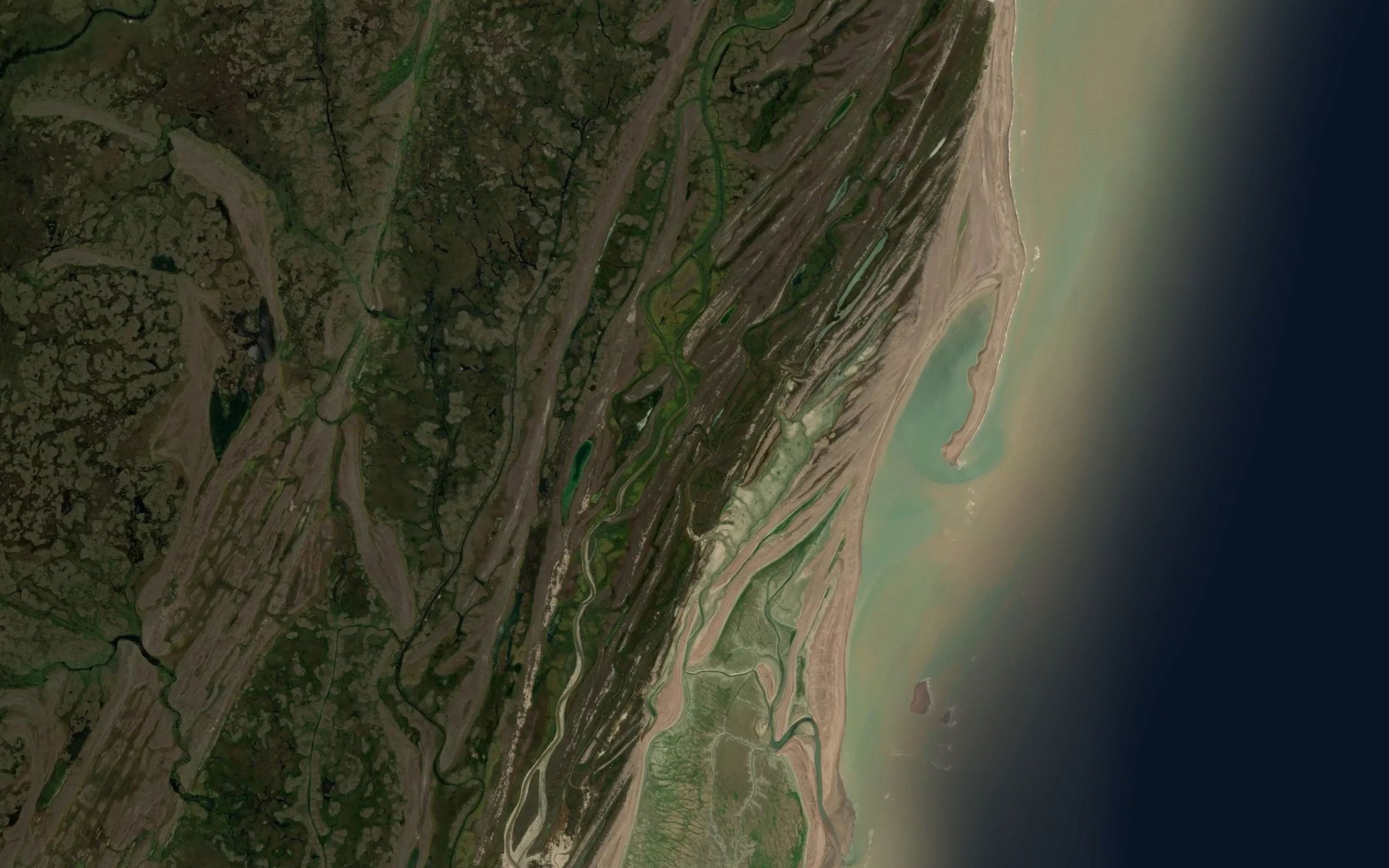 Satellite map of the Towers Creek