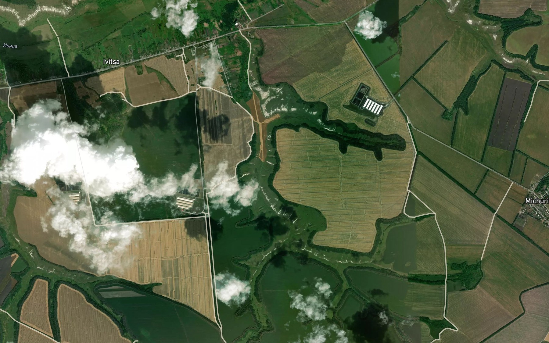Satellite map of the Balka Medvedev Yar