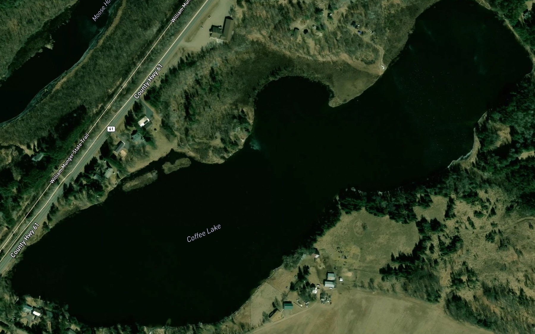 Satellite map of the Coffee Lake