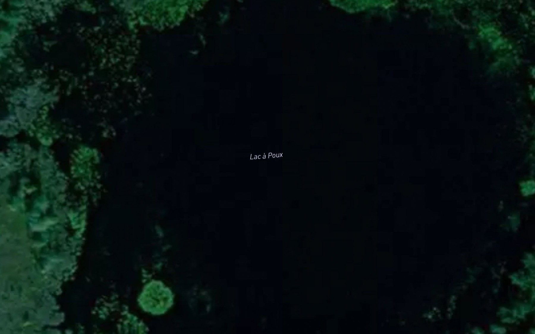 Satellite map of the Lac a Poux