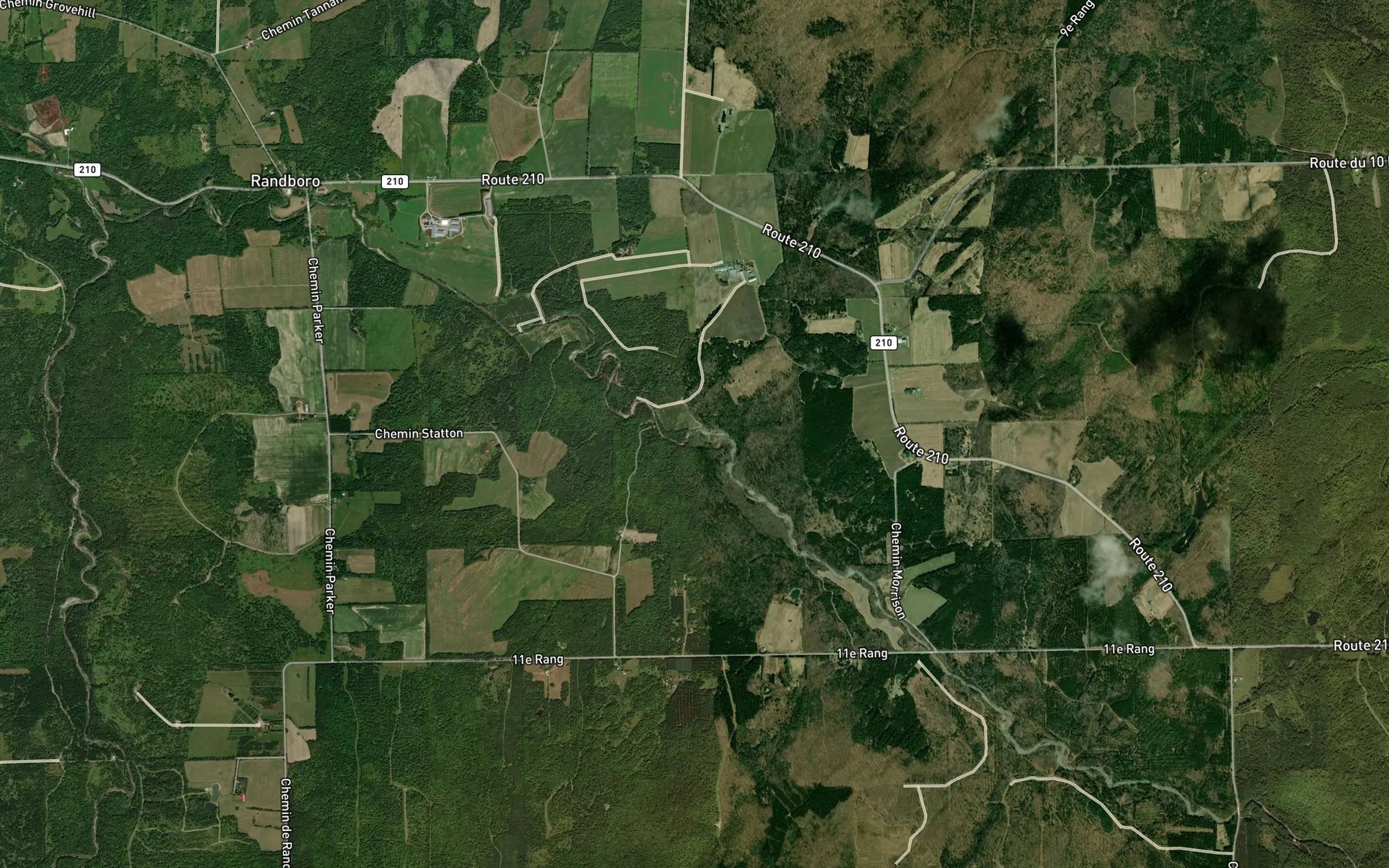 Satellite map of the Cours d'eau Roy