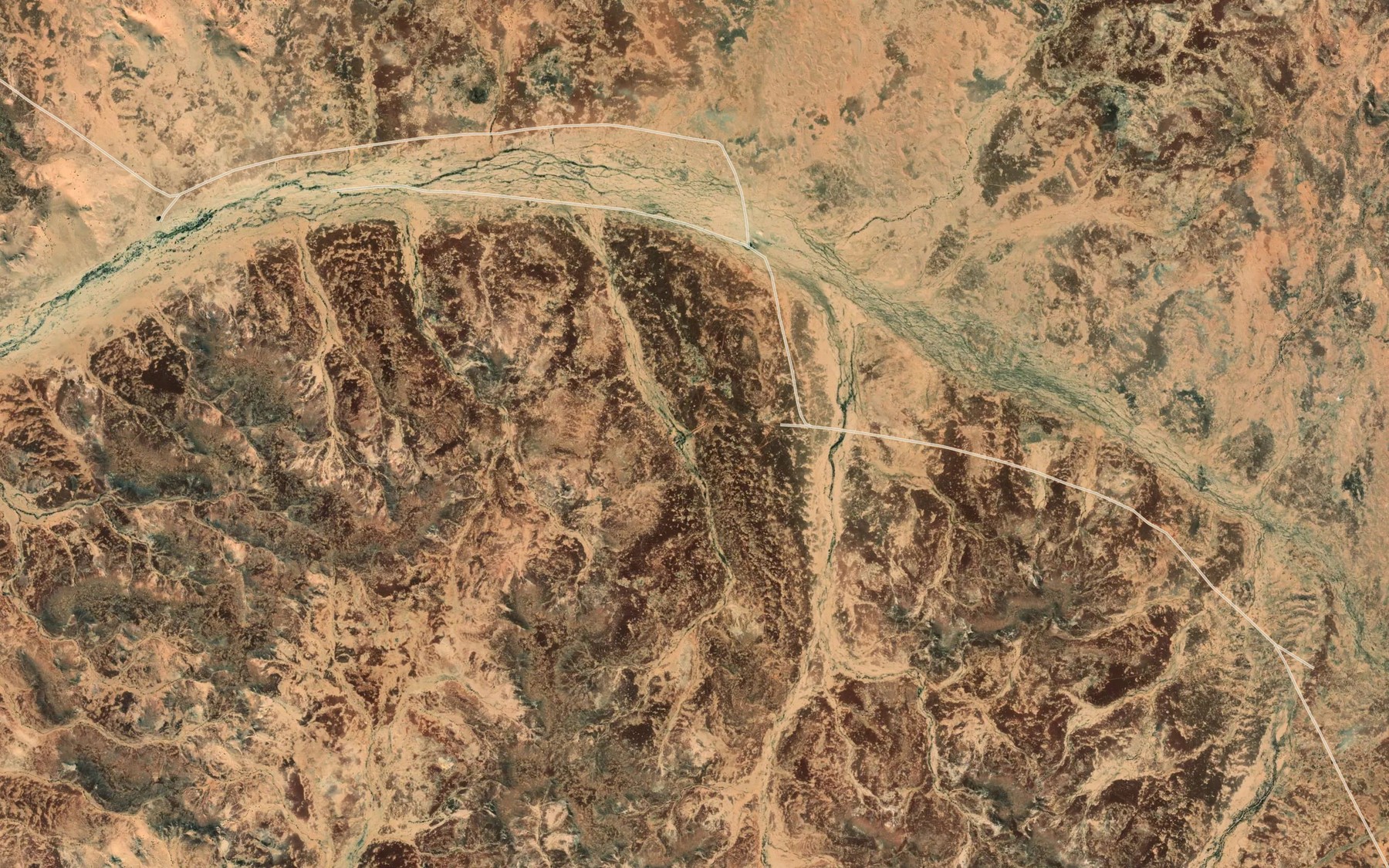 Satellite map of the Twelve Mile Bank