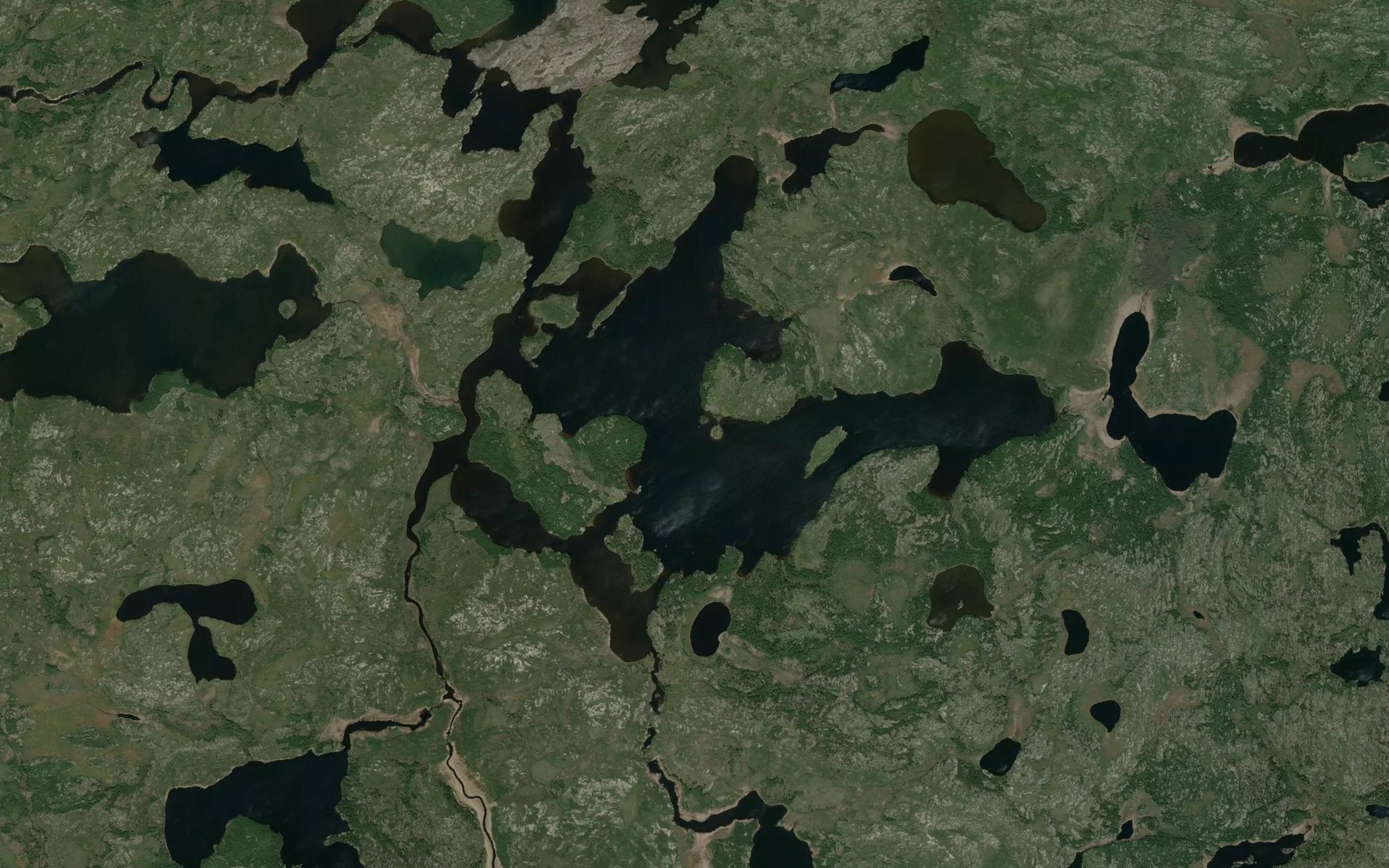 Satellite map of the Otatakostikwan Lake