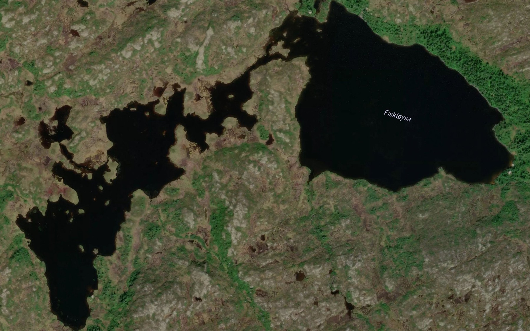 Satellite map of the Fiskloysa